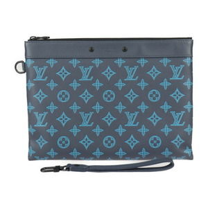 LOUIS VUITTON Black Monogram Pouch